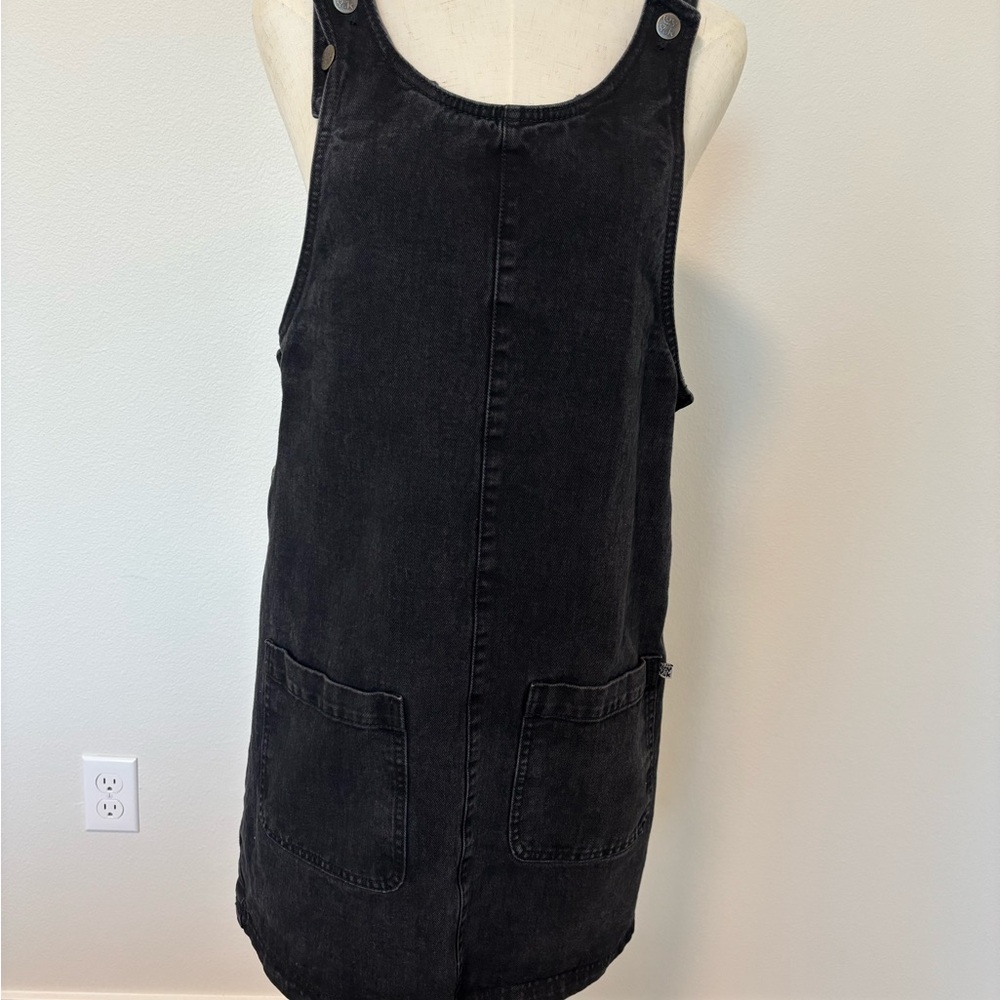 Lucy & Yak Charcoal Denim Overall Dress
